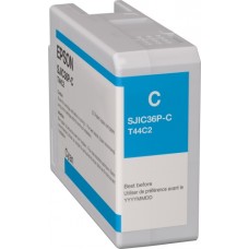 Epson SJIC36P(C) (C13T44C240) Ink Cartridge, Cyan Epson SJIC36P(C) (C13T44C240) Ink Cartridge, Cyan