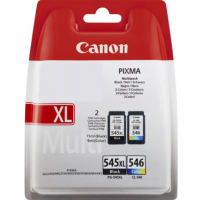 Canon PG-545XL/CL-546 (8286B010) Ink Cartridge Multipack, BK/CMY Canon PG-545XL/CL-546 (8286B010) Ink Cartridge Multipack, BK/CMY