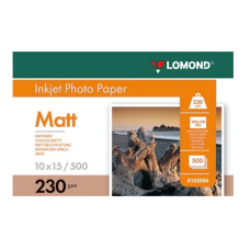 Lomond Photo Inkjet Paper Matte 230 g/m2 10x15, 500 sheets Lomond Photo Inkjet Paper Matte 230 g/m2 10x15, 500 sheets