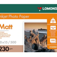 Lomond Photo Inkjet Paper Matte 230 g/m2 10x15, 500 sheets