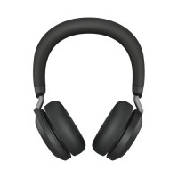 Jabra Evolve2 75 UC Link 380c Wireless Headset, Bluetooth, USB-C, Charging Stand, Black