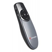 Verbatim 32365 Focus Wireless Presenter with Red Laser Pointer, Grey/Black Verbatim 32365 Focus Wireless Presenter with Red Laser Pointer, Grey/Black