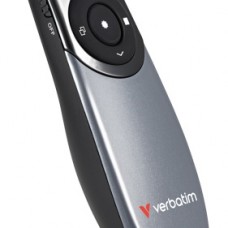 Verbatim 32365 Focus Wireless Presenter with Red Laser Pointer, Grey/Black Verbatim 32365 Focus Wireless Presenter with Red Laser Pointer, Grey/Black
