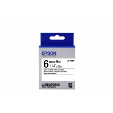 Epson Label Cartridge LK-2WBN Standard glue Black on White 6mm (9m) Epson Label Cartridge LK-2WBN Standard glue Black on White 6mm (9m)