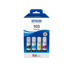 Tintes kārtridžs Epson 103 EcoTank (C13T00S64A) Ink Cartridge, Black, Cyan, Magenta, Yellow, Multipack 4 colours Tintes kārtridžs Epson 103 EcoTank (C13T00S64A) Ink Cartridge, Black, Cyan, Magenta, Yellow, Multipack 4 colours