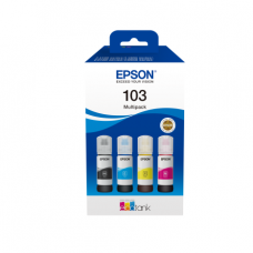 Tintes kārtridžs Epson 103 EcoTank (C13T00S64A) Ink Cartridge, Black, Cyan, Magenta, Yellow, Multipack 4 colours Tintes kārtridžs Epson 103 EcoTank (C13T00S64A) Ink Cartridge, Black, Cyan, Magenta, Yellow, Multipack 4 colours