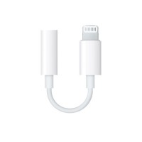 Apple Lightning to 3.5 mm Headphone Jack Adapter, White Apple Lightning to 3.5 mm Headphone Jack Adapter, White
