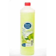 Šķidrās ziepes, ar glicerīnu, ābolu aromāts, 1l,  (P03-01-2-00)