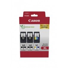 Canon PG-560XL/CL-561XL (3712C009) Ink Cartridge Multipack, BK/CMY Canon PG-560XL/CL-561XL (3712C009) Ink Cartridge Multipack, BK/CMY