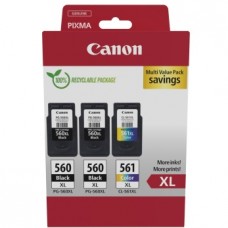 Canon PG-560XL/CL-561XL (3712C009) Ink Cartridge Multipack, BK/CMY