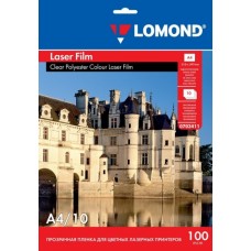 Lomond PET Film for b/w & color laser printers Clear A4, 10 sheets