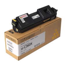 Ricoh SP C360X (408253) Toner Cartridge, Yellow Ricoh SP C360X (408253) Toner Cartridge, Yellow