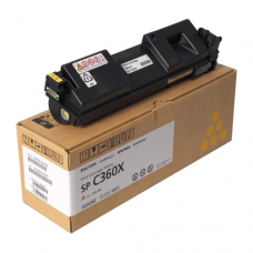Ricoh SP C360X (408253) Toner Cartridge, Yellow Ricoh SP C360X (408253) Toner Cartridge, Yellow