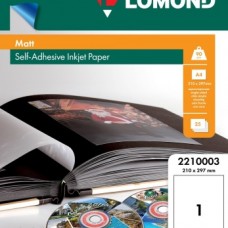 Lomond Self Adhesive Inkjet Photo Paper Matte A4, 25 sheets Lomond Self Adhesive Inkjet Photo Paper Matte A4, 25 sheets