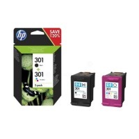 Tintes kārtridžs Hewlett-Packard No.301 Combo Pack Black + Color (N9J72AE) Tintes kārtridžs Hewlett-Packard No.301 Combo Pack Black + Color (N9J72AE)