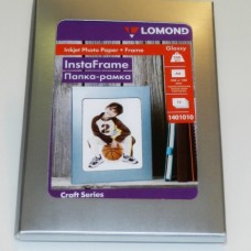 Lomond Photo Inkjet Paper Glossy 200 g/m2 10x15, 15 sheets + InstaFrame Silver Window Lomond Photo Inkjet Paper Glossy 200 g/m2 10x15, 15 sheets + InstaFrame Silver Window