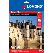 Lomond PET Film for b/w & color laser printers Clear A4, 50 sheets Lomond PET Film for b/w & color laser printers Clear A4, 50 sheets