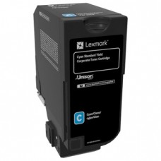 Lexmark 74C2SC0 Toner Cartridge, Cyan Lexmark 74C2SC0 Toner Cartridge, Cyan