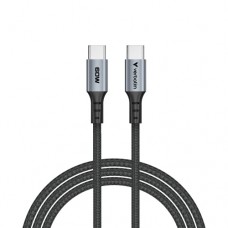 Verbatim 31845 Sync & Charge Cable USB-C to USB-C 60W 480Mbps 120cm, Grey/Black Verbatim 31845 Sync & Charge Cable USB-C to USB-C 60W 480Mbps 120cm, Grey/Black