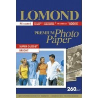 Lomond Premium Photo Paper Super Glossy 260 g/m2 10x15, 500 sheets, Bright Lomond Premium Photo Paper Super Glossy 260 g/m2 10x15, 500 sheets, Bright