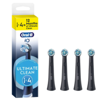 Oral-B iO Ultimate Clean x4 Toothbrush heads, Black