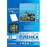 Lomond PET Inkjet Film Self Adhesive White A4, 25 sheets