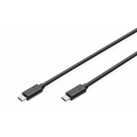Digitus AK-300138-030-S USB-C Cable, USB-C 2.0 Male į USB-C 2.0 Male, 3 m, Black