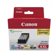 Canon CLI-581XXL (1998C007) Ink Cartridge Multipack, C/M/Y/BK Canon CLI-581XXL (1998C007) Ink Cartridge Multipack, C/M/Y/BK