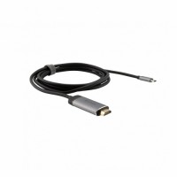 Verbatim 49144 USB-C to HDMI 4K Adapter, USB 3.1 GEN 1, HDMI 4K (60Hz), 1.5m Cable, Grey/Black