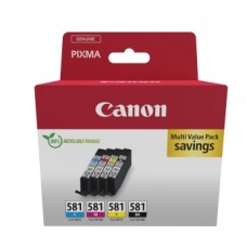 Canon CLI-581 (2103C007) Ink Cartridge Multipack, C/M/Y/BK Canon CLI-581 (2103C007) Ink Cartridge Multipack, C/M/Y/BK