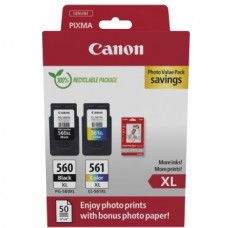 Canon CRG PG-560XL/CL-561XL (3712C008) Ink Cartridge Multipack, BK/CMY Canon CRG PG-560XL/CL-561XL (3712C008) Ink Cartridge Multipack, BK/CMY