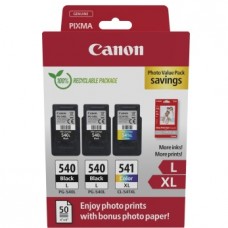 Canon PG-540L/CL-541XL (5224B015) Photo value pack Ink Cartridge Multipack, BK/CMY