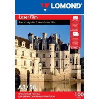 Lomond PET Film for b/w & color laser printers Clear A3, 50 sheets Lomond PET Film for b/w & color laser printers Clear A3, 50 sheets