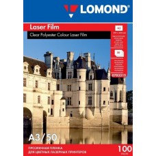 Lomond PET Film for b/w & color laser printers Clear A3, 50 sheets Lomond PET Film for b/w & color laser printers Clear A3, 50 sheets