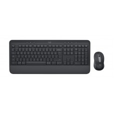 Klaviatūra Logitech Signature MK650 Combo for Business Keyboard + Mouse, Wireless, US INT (Qwerty), Graphite Klaviatūra Logitech Signature MK650 Combo for Business Keyboard + Mouse, Wireless, US INT (Qwerty), Graphite