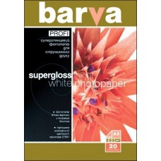 Photo paper Barva Profi Super Glossy, 255 g/m², A3, 20 sheets Photo paper Barva Profi Super Glossy, 255 g/m², A3, 20 sheets