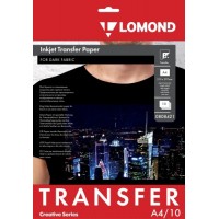 Lomond Thermotransfer Inkjet Paper A4, 10 sheets, for Dark Fabrics