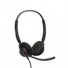 Jabra Engage 40 MS Stereo Inline Link Wired Headset, USB-C/USB-A, Black
