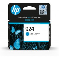 HP 924 (4K0U3NE) Ink Cartridge, Cyan HP 924 (4K0U3NE) Ink Cartridge, Cyan