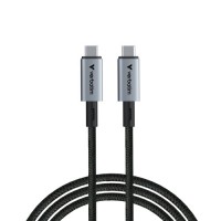Verbatim 31847 Sync & Charge Cable USB-C to USB-C 240W 40Gbps 120cm, Grey/Black