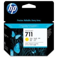 HP Ink No.711 Yellow tri-pack (CZ136A) HP Ink No.711 Yellow tri-pack (CZ136A)
