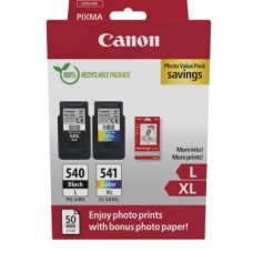 Canon PG-540L/CL-541XL (5224B012) Photo value pack Ink Cartridge Multipack, BK/CMY Canon PG-540L/CL-541XL (5224B012) Photo value pack Ink Cartridge Multipack, BK/CMY