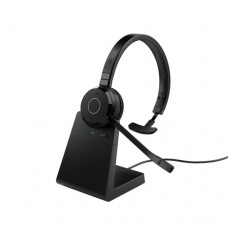 Jabra Evolve 65 TE MS Mono Link390a Wireless Headset, Bluetooth, USB-A, Charging Stand, Black Jabra Evolve 65 TE MS Mono Link390a Wireless Headset, Bluetooth, USB-A, Charging Stand, Black