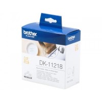 Brother DK-11218 Round Labels, Black on White Paper, 24 mm, 1000 labels per roll Brother DK-11218 Round Labels, Black on White Paper, 24 mm, 1000 labels per roll