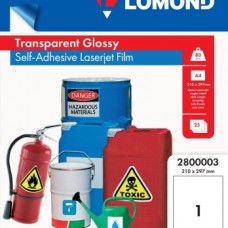 Lomond PET Laserjet Film Self Adhesive Transparent Glossy A4, 25 sheets Lomond PET Laserjet Film Self Adhesive Transparent Glossy A4, 25 sheets