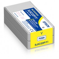 Epson SJIC22P(Y) (C33S020604) Ink Cartridge, Yellow Epson SJIC22P(Y) (C33S020604) Ink Cartridge, Yellow