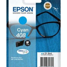 Epson 408L (C13T09K24010) Ink Cartridge, Cyan Epson 408L (C13T09K24010) Ink Cartridge, Cyan