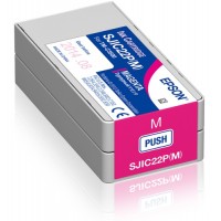 Epson SJIC22P(M) (C33S020603) Ink Cartridge, Magenta Epson SJIC22P(M) (C33S020603) Ink Cartridge, Magenta