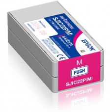 Epson SJIC22P(M) (C33S020603) Ink Cartridge, Magenta Epson SJIC22P(M) (C33S020603) Ink Cartridge, Magenta