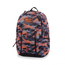 Mugursoma Backpack CoolPack Impact II Camo Mesh Orange